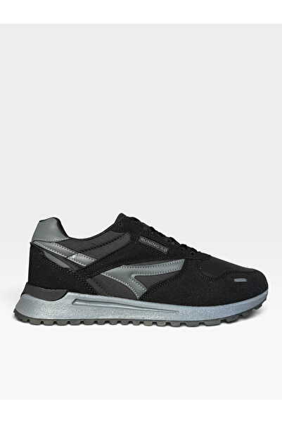 Liger Men's Orthopedic Daily Walking Running Sneaker Sports Shoes Black