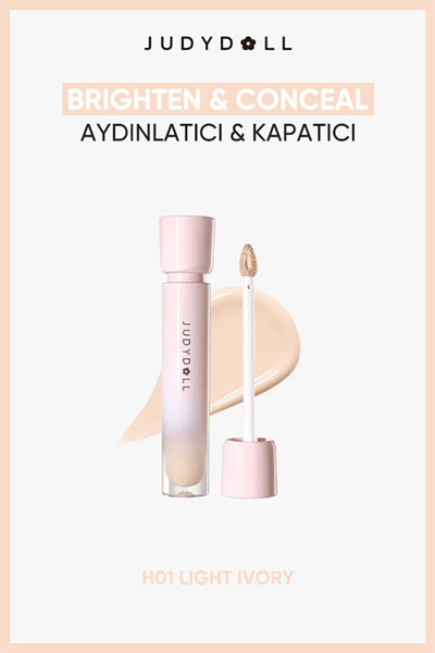 JUDYDOLL Brightening Concealer Liquid Aydınlatıcı Likit Kapatıcı C04 Peach