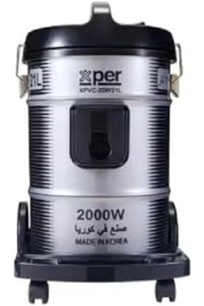 X PER مكنسة كهربائية XPER - كورية - 2000 واط - 21 لتر - أسود/فضي - Xpvc-20W21L