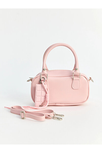 LC Waikiki Lcw Accessories Pink Leather Look Women's Shoulder Bag