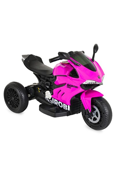 Moni Motocicletă Electrică Nairobi Pink, 6V 7Ah, 2 Motoare, MP3+USB, Lumini, ...