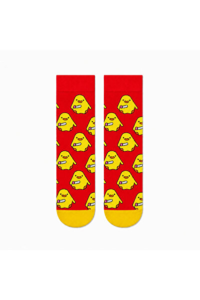 CARNAVAL SOCKS Katil Civciv Desenli 5'li Kutulu Çorap Seti