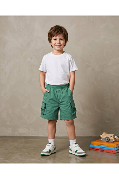 BABIES & More Plain Green Shorts