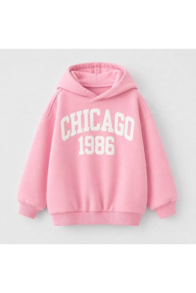 BENROMA 3-NAČAJNA ČEŠLJANA CHICAGO 1986 ŠTAMPANA UNISEKS DEČJA KAPULJAČA WQ4
