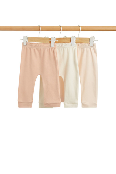 BABIES & More Plain Pack Of 3 Pants