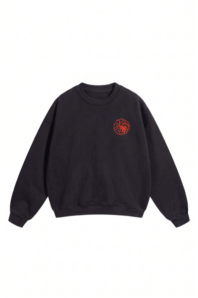 DASH WEAR Hanorac unisex pentru bărbați/femei, cu simbolul dinastiei Targarye...