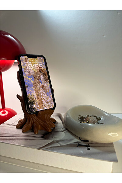 Gragold3Design حامل هاتف على شكل شجرة عصرية - قطعة ديكور مفيدة
