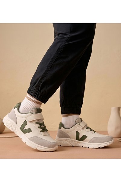 BABIES & More Textured Lace Round Toe Sneakers