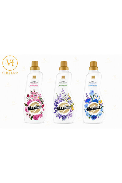 Sano Σετ 3 τεμαχίων μαλακτικά υφασμάτων Maxima Pure Sensations, Ανθική Αίσθησ...