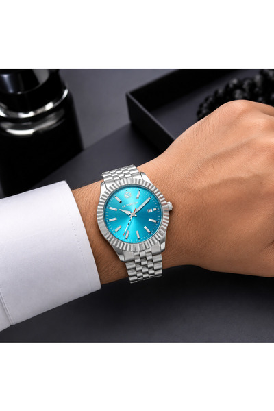Generic Brand ساعة لا فنتون الفضيةlooster time