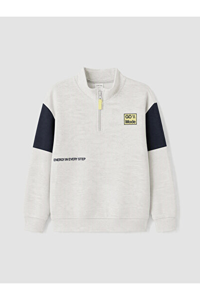 LC Waikiki High Collar Boys' Soft Touch Sweatshirt