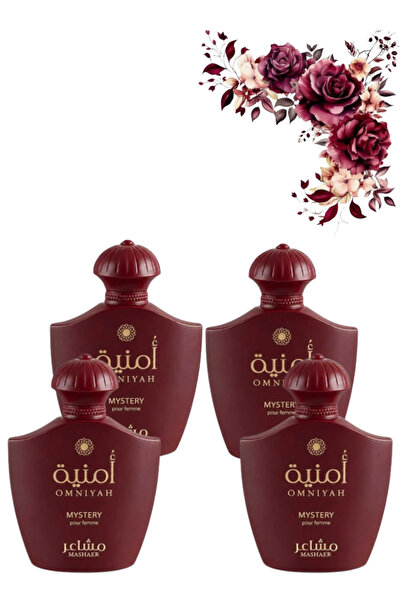 MASHAER 4 Pieces Omniyah Mystery Perfume 100 ML