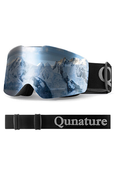ROCKBROS Ochelari de schi și snowboard Qunature, cu protecție UV400, anti-abu...