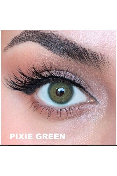 dermasuction Pixie green haresiz doğal yeşil göz lensi yıllık