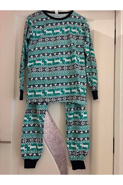 Generic Brand Set pijama dama cu imprimeu de craciun