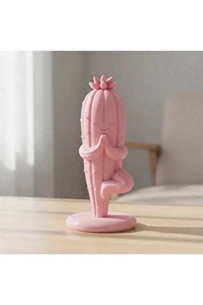 OEM Figurină Decorativă Cactus Yoga, Accent Relaxant pentru Spațiu