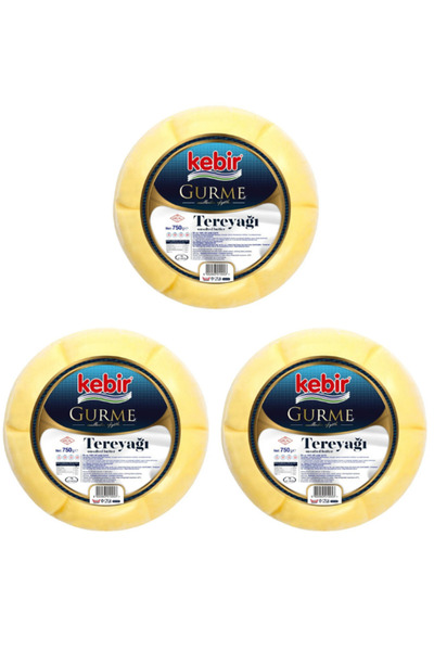 Kebir 750 Gr Gurme Tereyağı x 3 adet