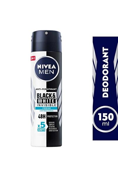 NIVEA Deodorant Spray for Men Invisible for White & Black - 150 ml