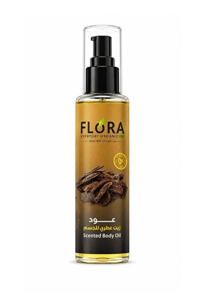 Flora Oud Scented Body Oil, Moisturizing & Long-Lasting Fragrance, 100ml