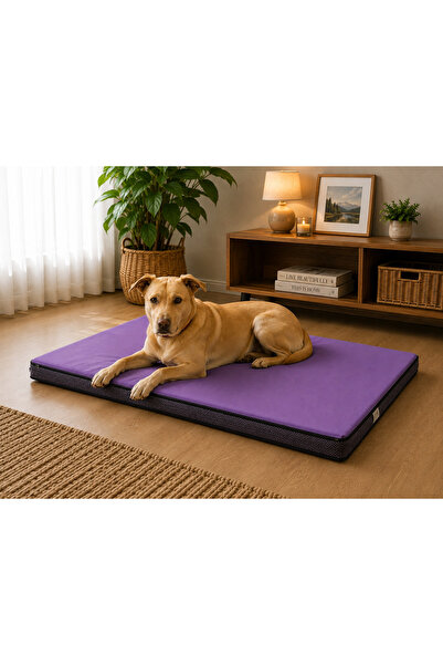 Aurora Pets Crate Comfort Ortopedik Kafes İçi Köpek Yatagi | Düz Minder Büyük Köpek Matı 115 x 75cm