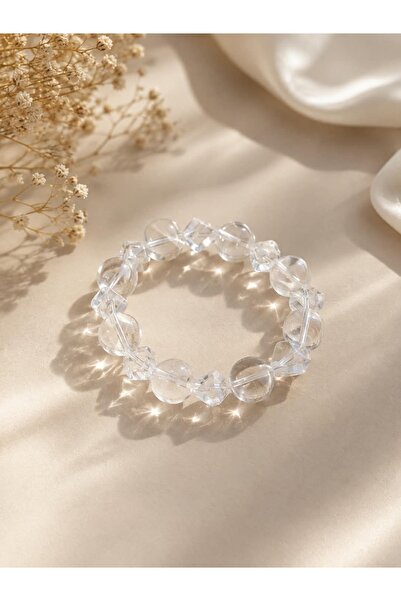 PURE CRYSTAL | Kristal Kuvars Doğal Taş Bileklik