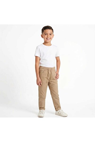 noble baby&kids Pantalone za dečake od 100% pamuka, rastegljive, sa vezanjem ...