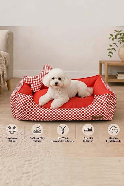 NATZIONE ROSSIE KEMİK YASTIK HEDİYELİ KEDİ & KÖPEK / EVCİL HAYVAN YATAĞI