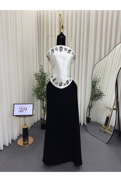 Boutique 219 فستان سهرة انيق كريب