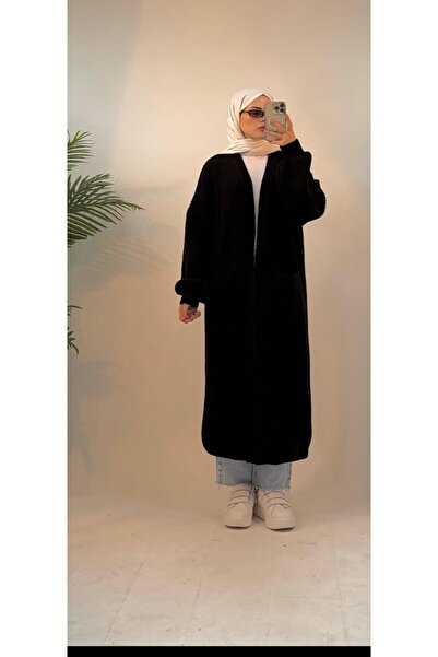 AXXAN Women's Long Cardigan Wool Cardigan Long Cardigan with Pockets