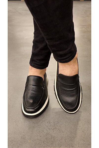 msport premium 2420-4 Genuine Leather Men's Shoes
