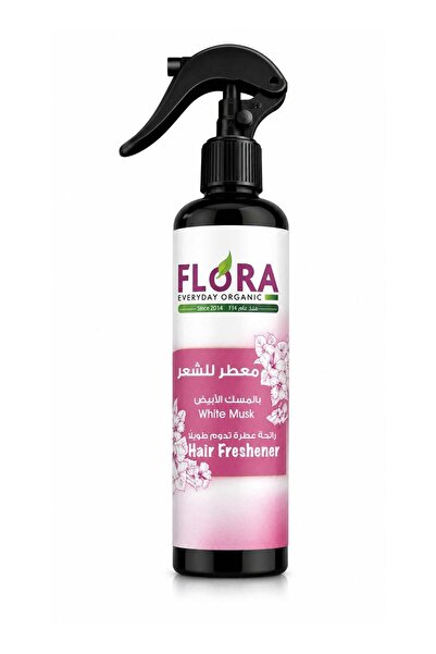 Flora Everyday Organic White Musk Hair Freshener Spray, Long-Lasting Fragrance