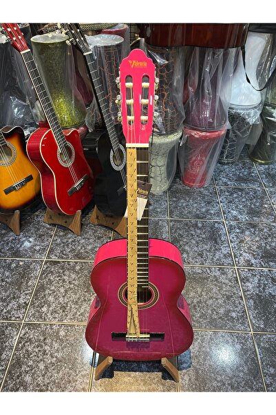 VALENCIA VC 104 pks pink Sunburst 4/4 Klasik Gitar kılıf hediyeli