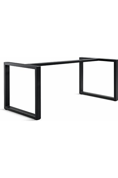 Dikdörtgen Demonte Metal Masa Ayağı 180X70 cm