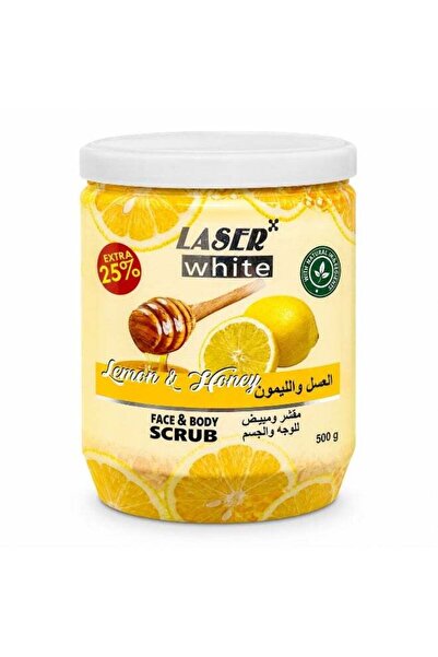 Laser Lemon & Honey Face & Body Scrub, Brightening & Exfoliating, 500g