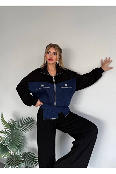 Bella Belluci طقم جينز بحزام خصر