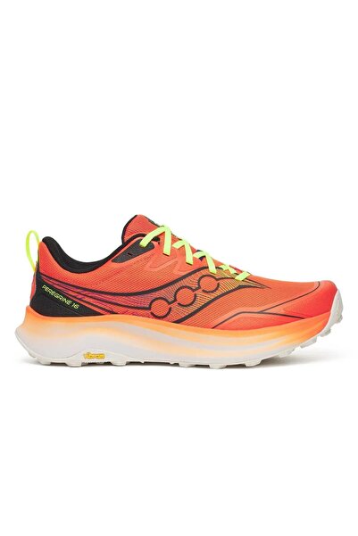 SAUCONY Peregrine 16 trail running shoes - Fire orange | Vibram grip