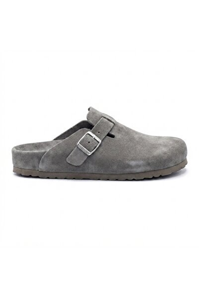 Bequemere Mk406 Smoked Genuine Suede Leather Full Covered Cork Sole Single Bu...