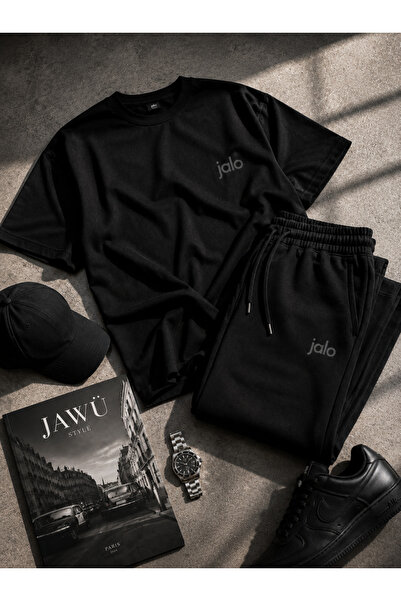 JAWÜ FASHION Jalo Printed Oversize Cotton Premium Tracksuit - T-Shirt Set