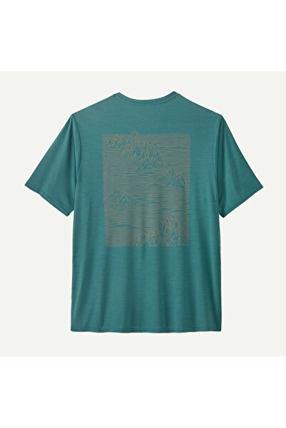 Patagonia tricou - M Capilene Cool Daily Graphic - Albastru