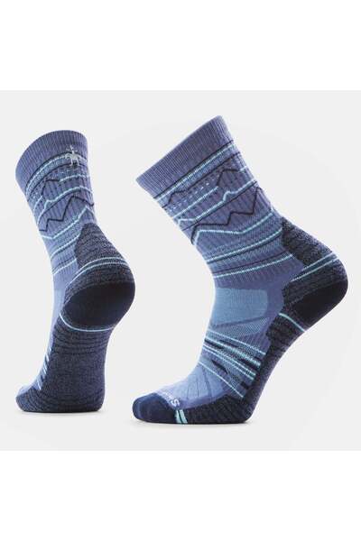 Smartwool Șosete trekking Hike Mountain Range Crew Light Cushion bărbați - al...