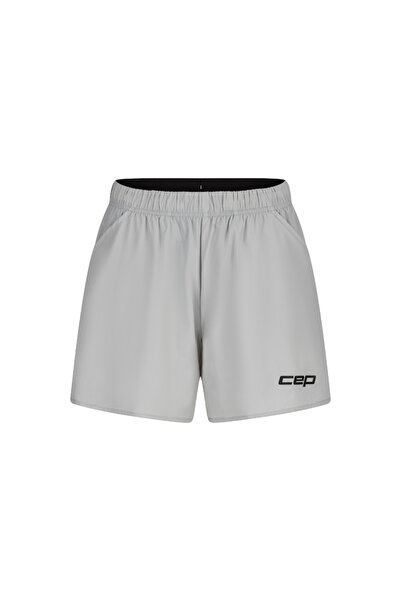 Cep Pantaloni scurți alergare Core Run Loose Fit femei - gri deschis | largi, rezistenți vânt