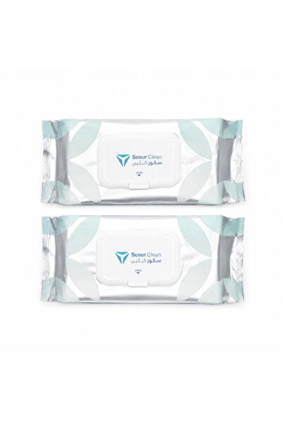 scourclean Two packs of wet mop wipes, 30 wipes per pack
