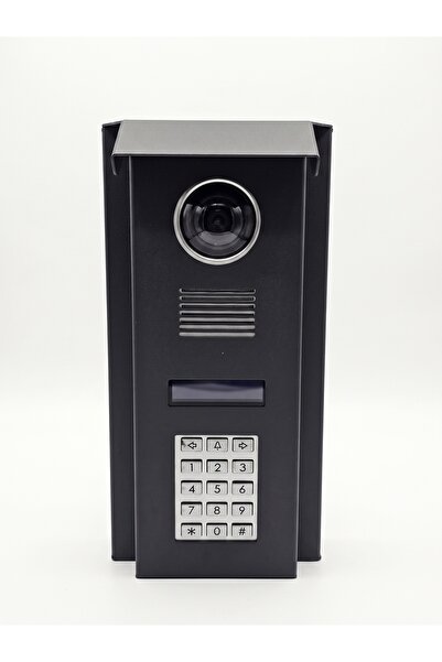 UNUTEQ Diafon Görüntülü Zil Paneli Koruyucu Mat Antrasit - 14x11x5.5 cm (Düz ...
