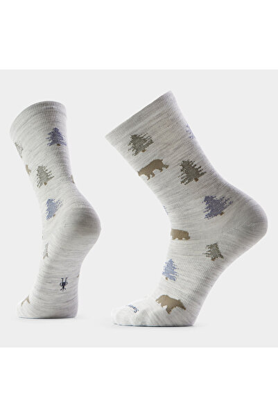 Smartwool Șosete Merino Everyday Through the Trees - gri Ash |   Echipaj