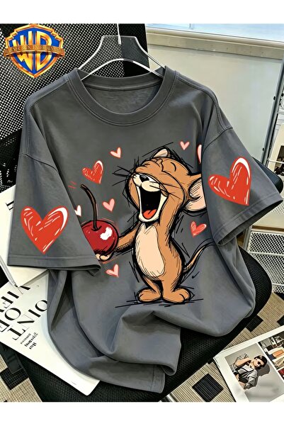 yombaa تي شيرت مطبوع عليه شخصيات كلاسيكية ملونة من Wind Love Mouse، تي شيرت ر...