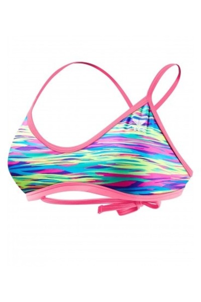 TYR Bustieră - Top Bonzai Crosscut Tieback W - albastru multicolor