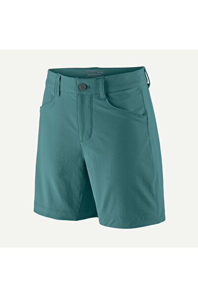 Patagonia sort - W Landfarer Pantaloni scurți de ciclism Wetland Blue - Albastru