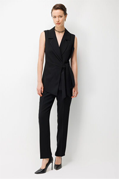 Ekol Παντελόνι κρεπ με στενό μπατζάκι 4033