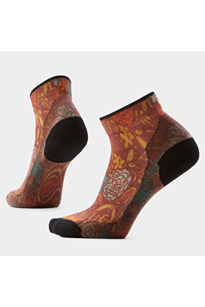Smartwool Șosete Merino ciclism Bike Paisley Print - roșu Picante | Crew | Ze...