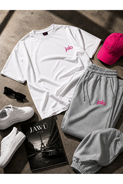 JAWÜ FASHION Jalo Printed Oversize Cotton Premium Tracksuit - T-Shirt Set